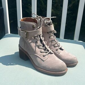 Zodiac Women's Gemma Combat Boot fog grey size 8